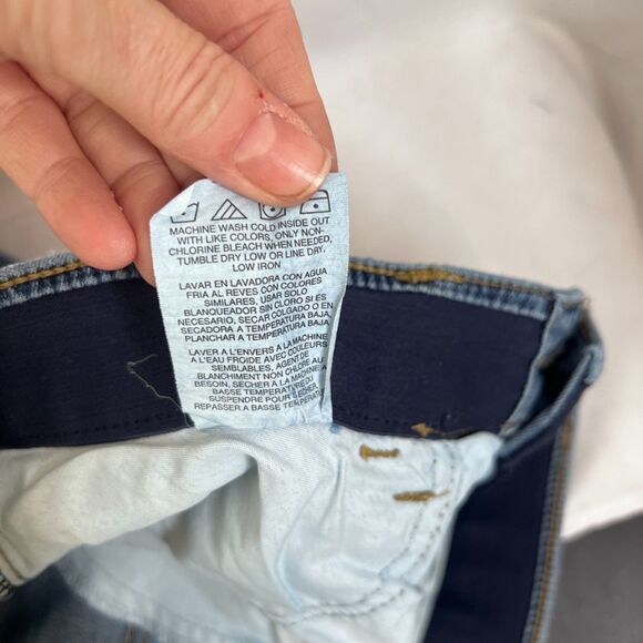 LEE Regular Fit Mid Rise Straight Leg Denim Jeans Flex Motion Size 14M Casual - Picture 7 of 9